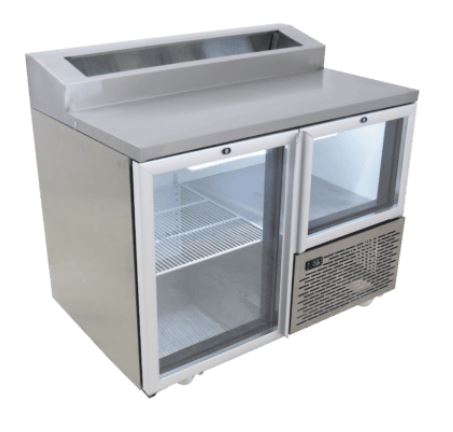 Fridgestar Underbar 1.5 Door - Glass Display - Pizza Top commercial display fridge for South African commercial kitchens