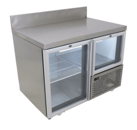 Fridgestar Underbar 1.5 Door - Glass Display - With Splashback commercial display fridge for South African commercial