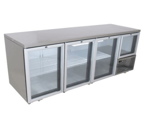 Fridgestar Underbar 3.5 Door - Glass Display commercial display fridge for South African commercial kitchens