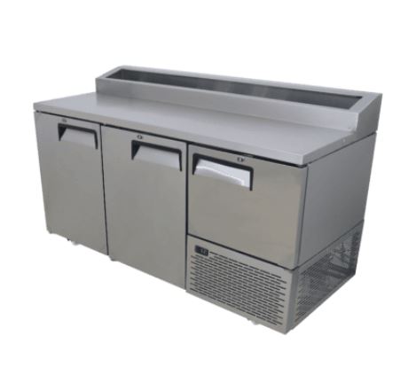 Fridgestar Underbar Cooler 2.5 Door - Steel Doors - Pizza Top commercial display fridge for South African commercial