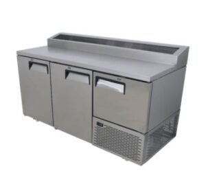 Fridgestar Underbar Cooler 2.5 Door - Steel Doors - Pizza Top commercial display fridge detail view 2