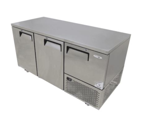 Fridgestar Underbar Cooler 2.5 Door - Steel Doors commercial display fridge for South African commercial kitchens
