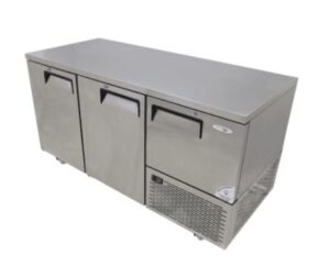 Fridgestar Underbar Cooler 2.5 Door - Steel Doors commercial display fridge detail view 2