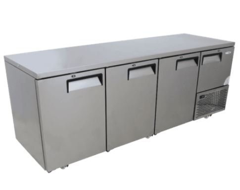 Fridgestar Underbar Cooler 3.5 Door - Steel Doors commercial display fridge for South African commercial kitchens