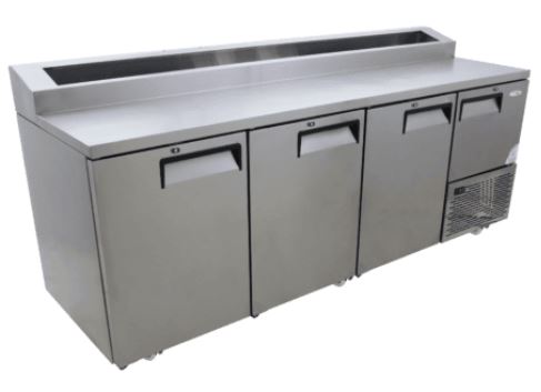 Fridgestar Underbar Cooler 3.5 Door - Steel Doors - Pizza Top commercial display fridge for South African commercial
