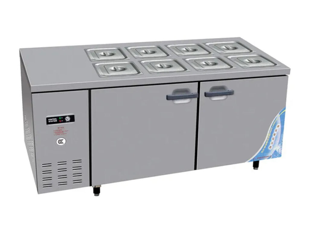 Cool Master Pizza Top Underbar 1.8m underbar refrigeration unit detail view 4