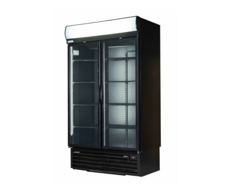 CARBON FIBRE Double Door Cooler (STAYCOLD) - Hinged Doors commercial display fridge detail view 7