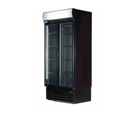 CARBON FIBRE Double Door Cooler (STAYCOLD) - Hinged Doors commercial display fridge detail view 7