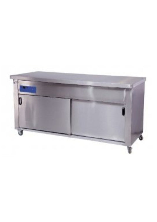 Neutral Service Counter 2300mm X 700mm X 900mm - With Hot Doors commercial butchery equipment for South African