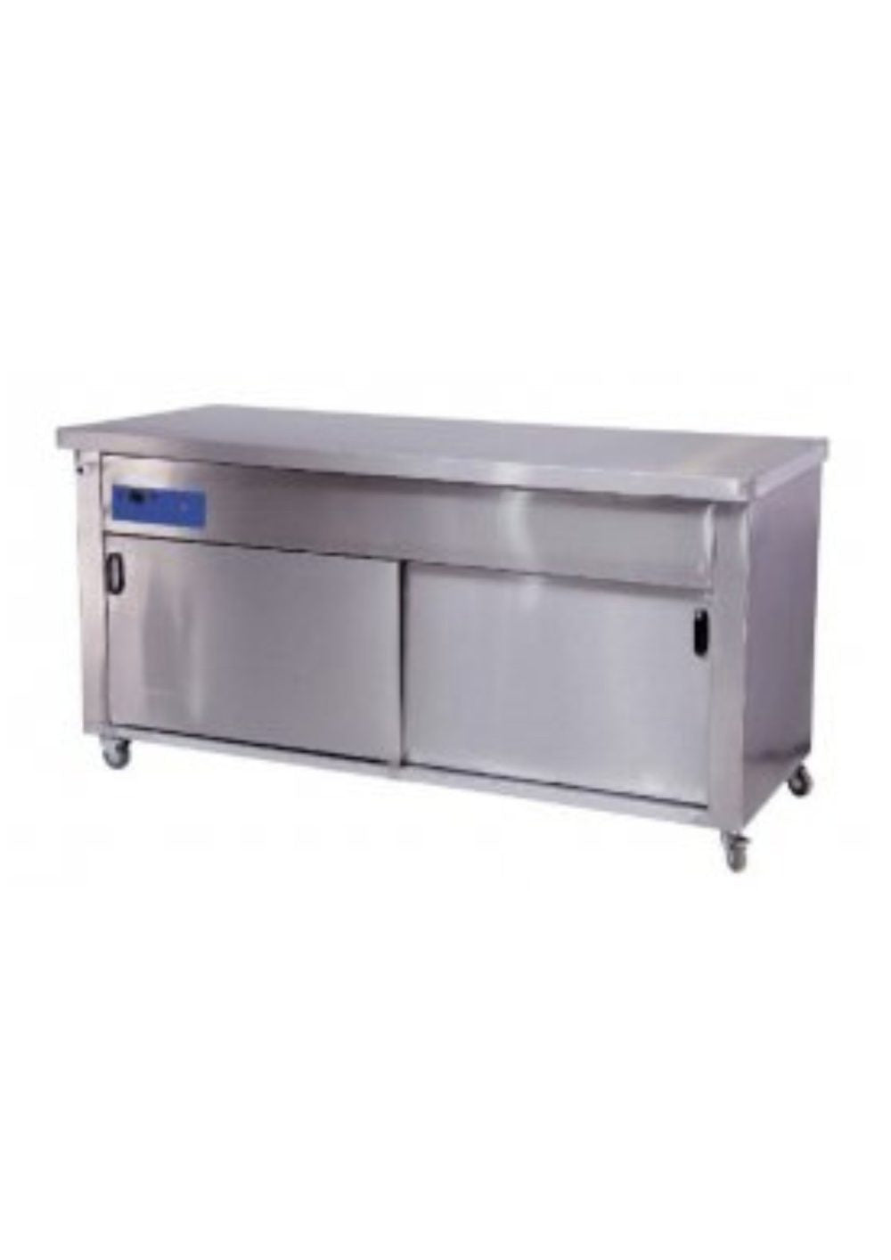 Neutral Service Counter 2300mm X 700mm X 900mm - With Hot Doors commercial butchery equipment detail view 2