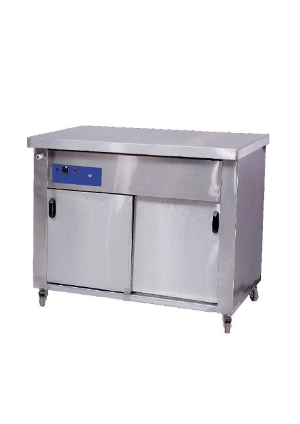 Neutral Service Counter 1100mm X 700mm X 900mm - With Hot Doors commercial butchery equipment detail view 2