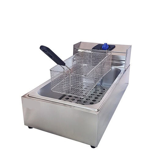 Single Electric Fryer 8LT commercial fryer detail view 2