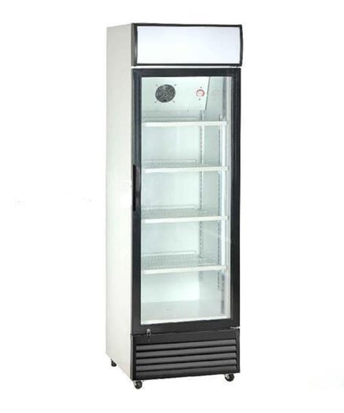 Upright Freezer Single Door LG360F commercial display fridge detail view 2