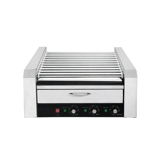 Hot Dog Roller 11 Roller with Warmer party and buffet equipment