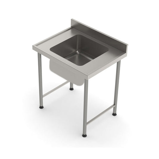 Sink Single Pot 900mm Stainless Steel commercial processing equipment