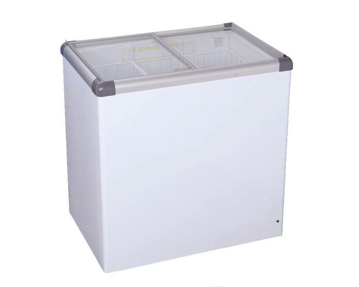 Fridgestar Chest Freezer 205LT CF310VL commercial display fridge detail view 2