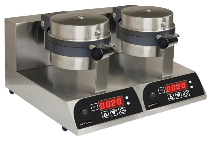 BELGIAN WAFFLE BAKER - 2 PLATE ANVIL party service accessory