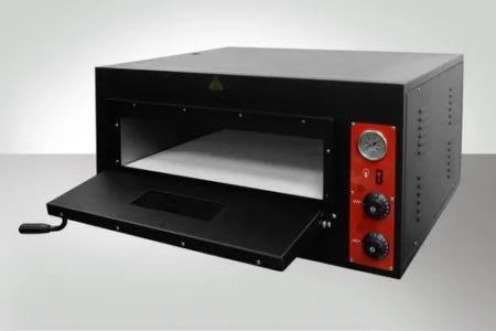 Pizza Oven With Ceramic Plates - Single Deck commercial bakery oven detail view 2