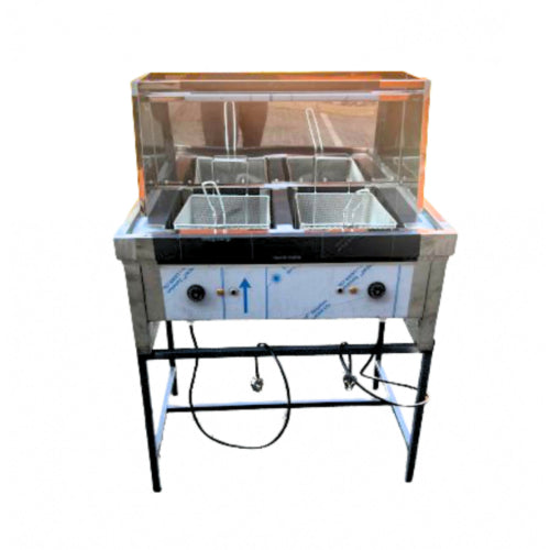Spaza Electric Fryer SFE2X14 commercial fryer detail view 2